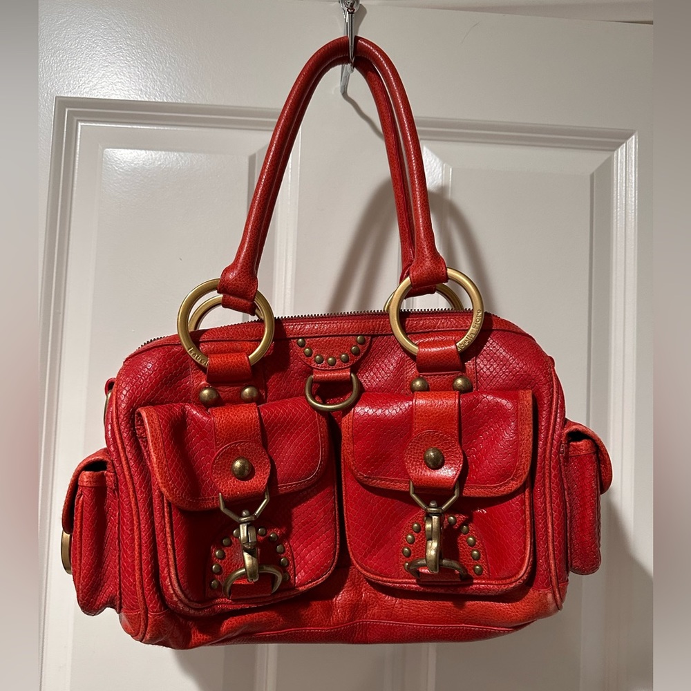 Isabella Fiore red handbag